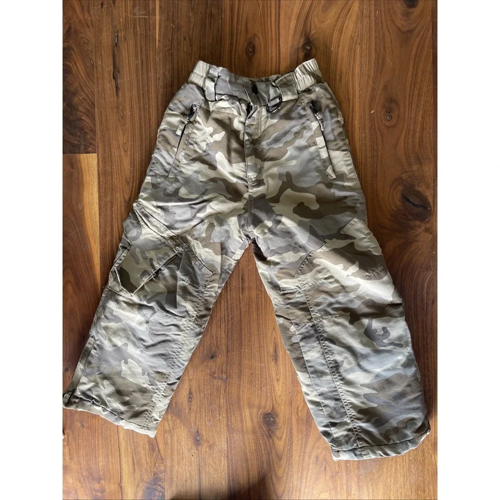 Kids Camo Snow Pants